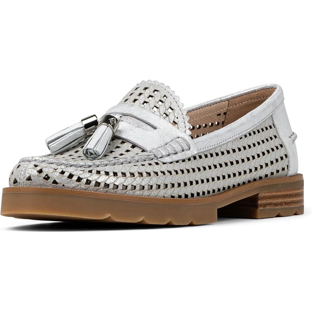 Donald J Pliner Lenny Women's White Cream Loafer Size 9.5 NWOB